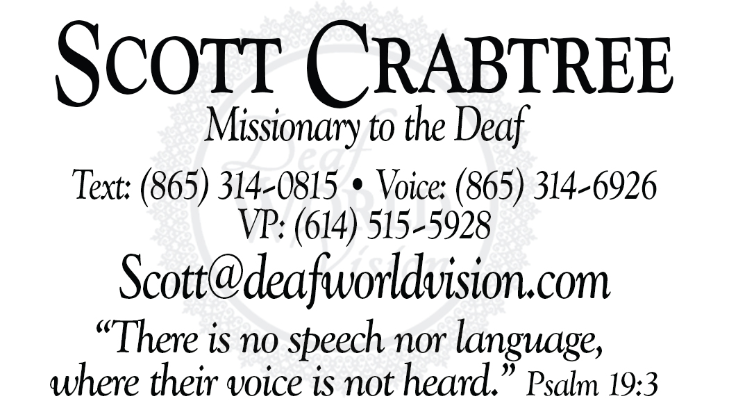 Scott Crabtree Business Card
