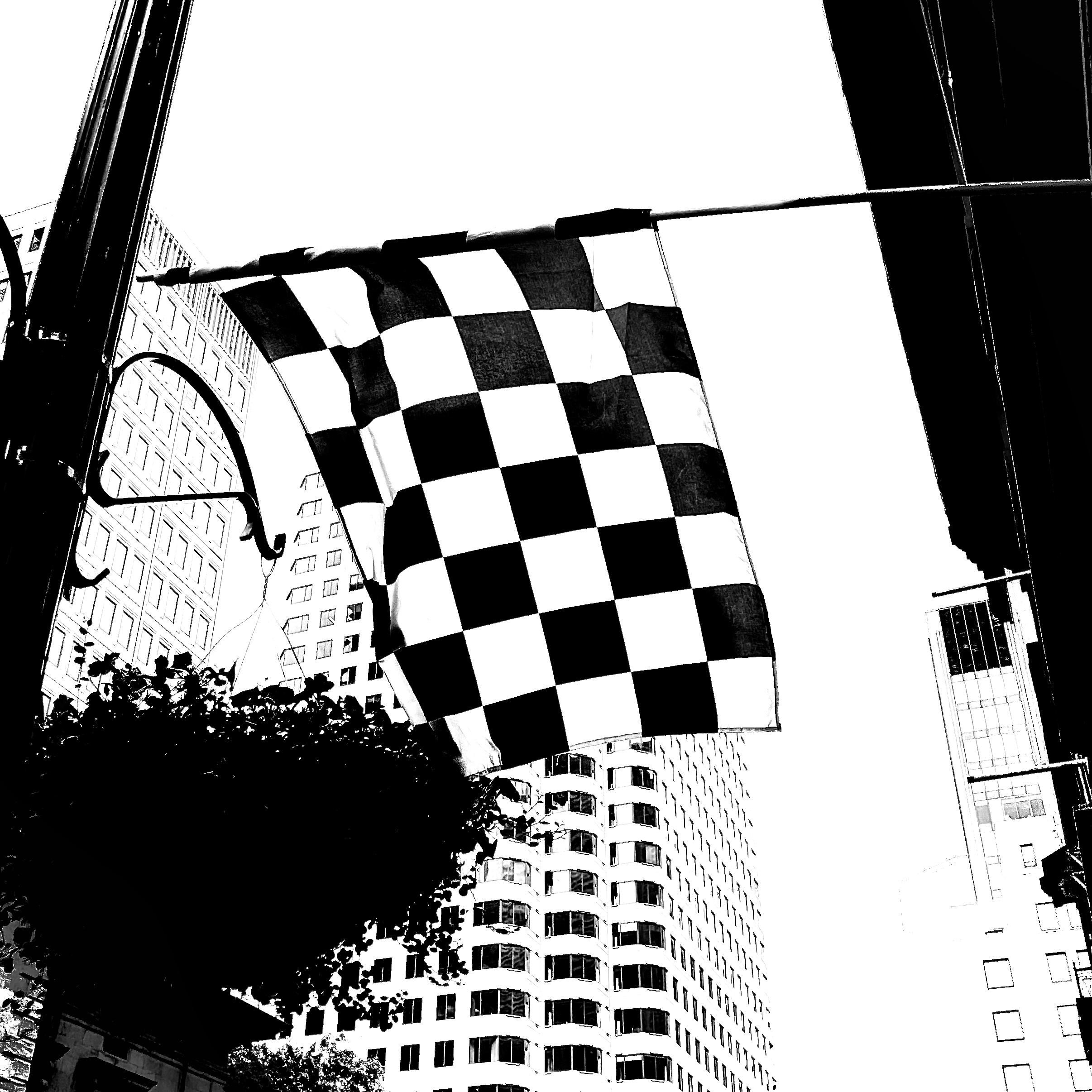 Checkered flag representing the true finish line