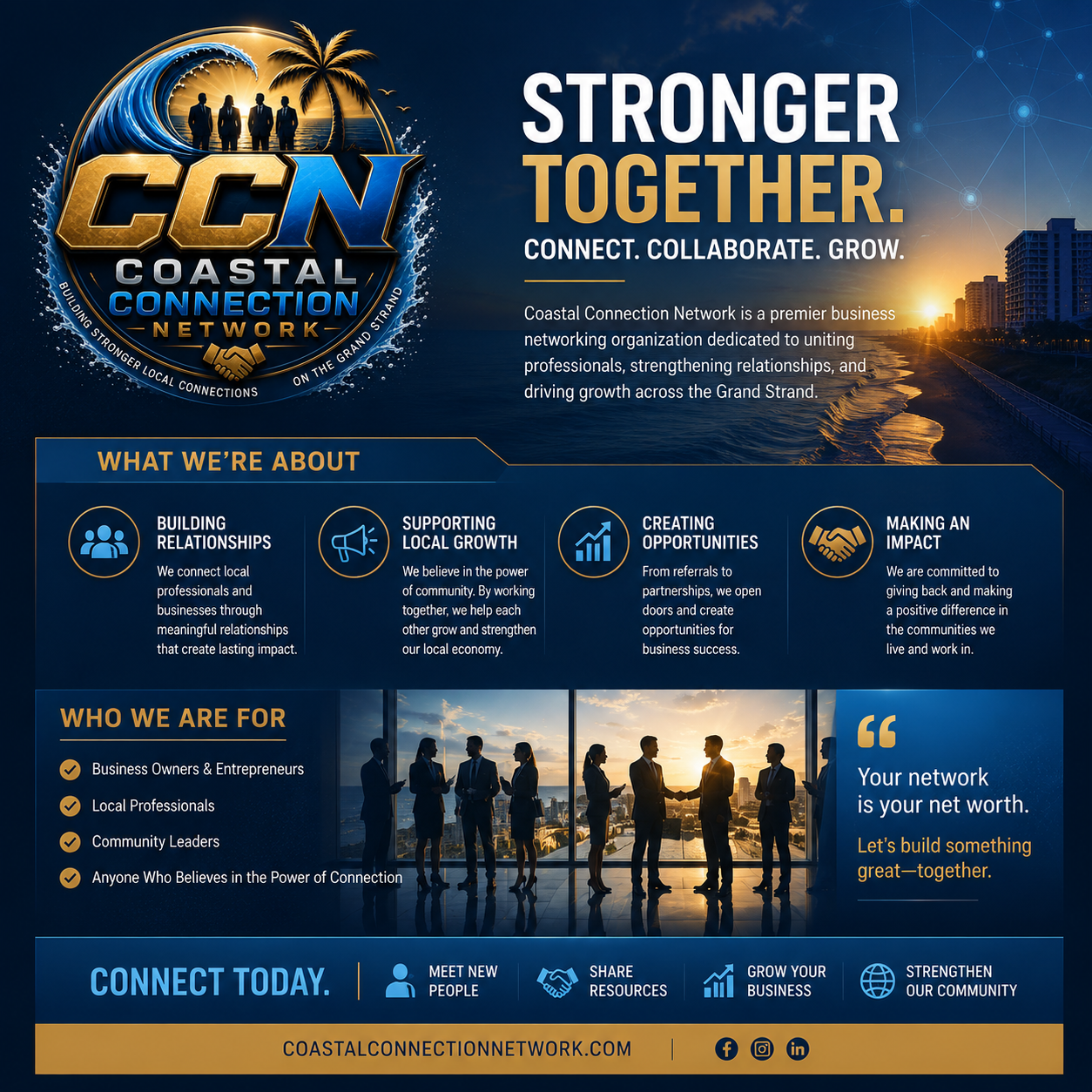 Coastal Connection Network โ Stronger Together