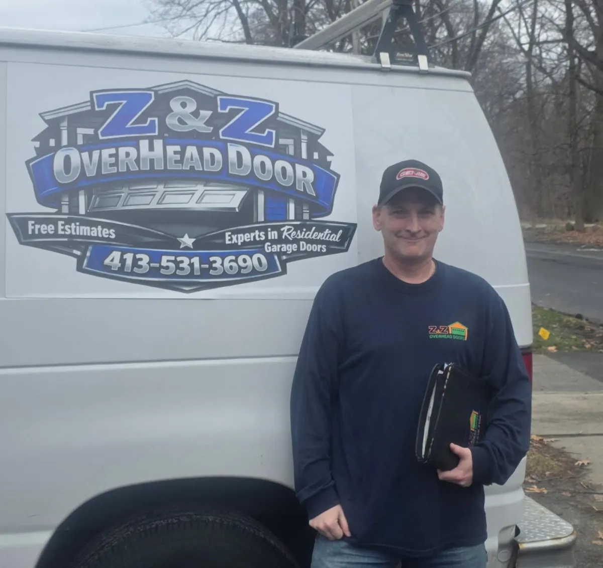 Chris Zimmek, owner of Z & Z Overhead Door