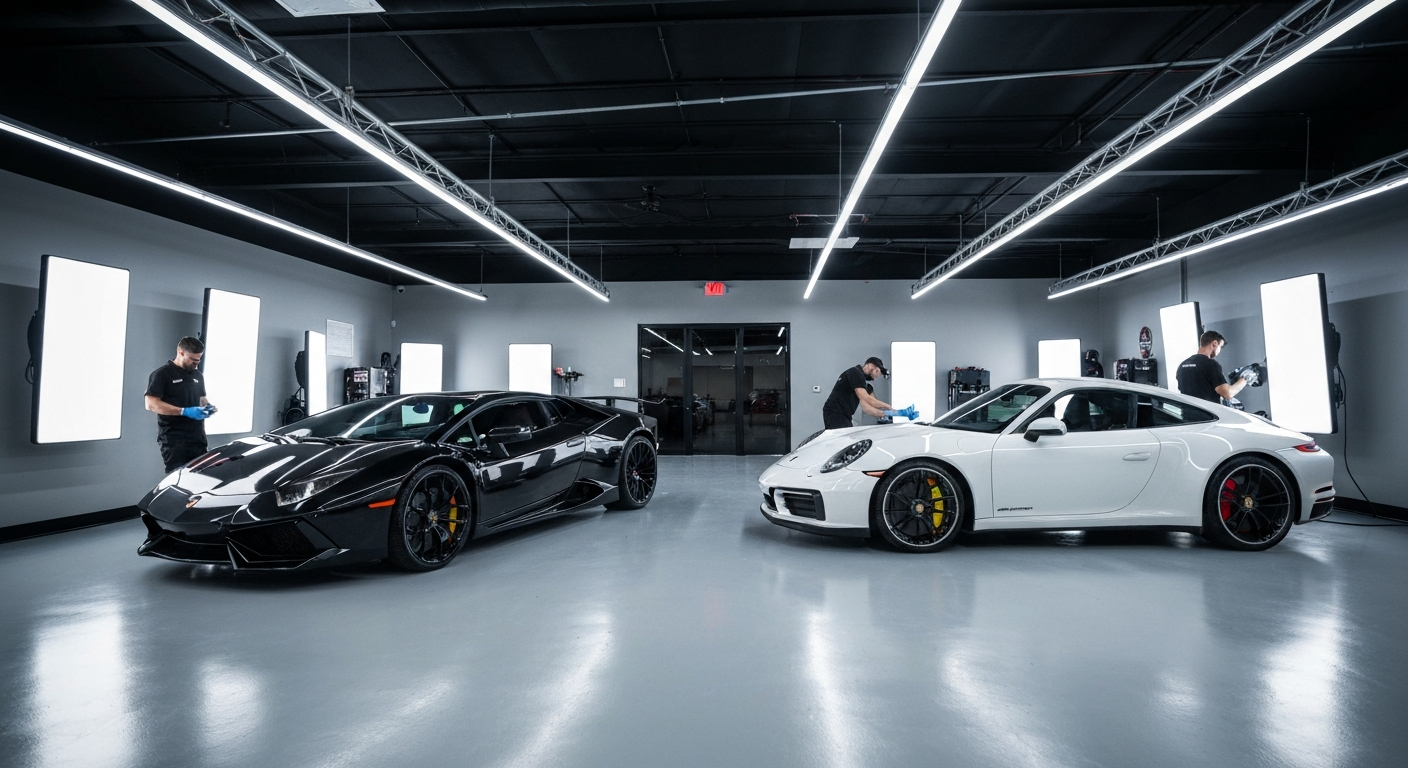 Elite Protection climate-controlled automotive detail shop in Scottsdale AZ