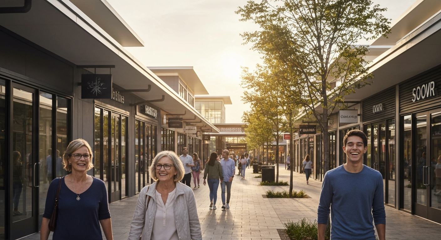 Buford GA shopping guide featuring retail, walkable storefronts, and family-friendly shopping areas