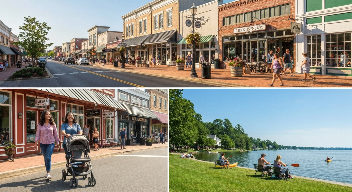 Things to do in Buford GA including downtown, shopping, parks, Lake Lanier, and family activities