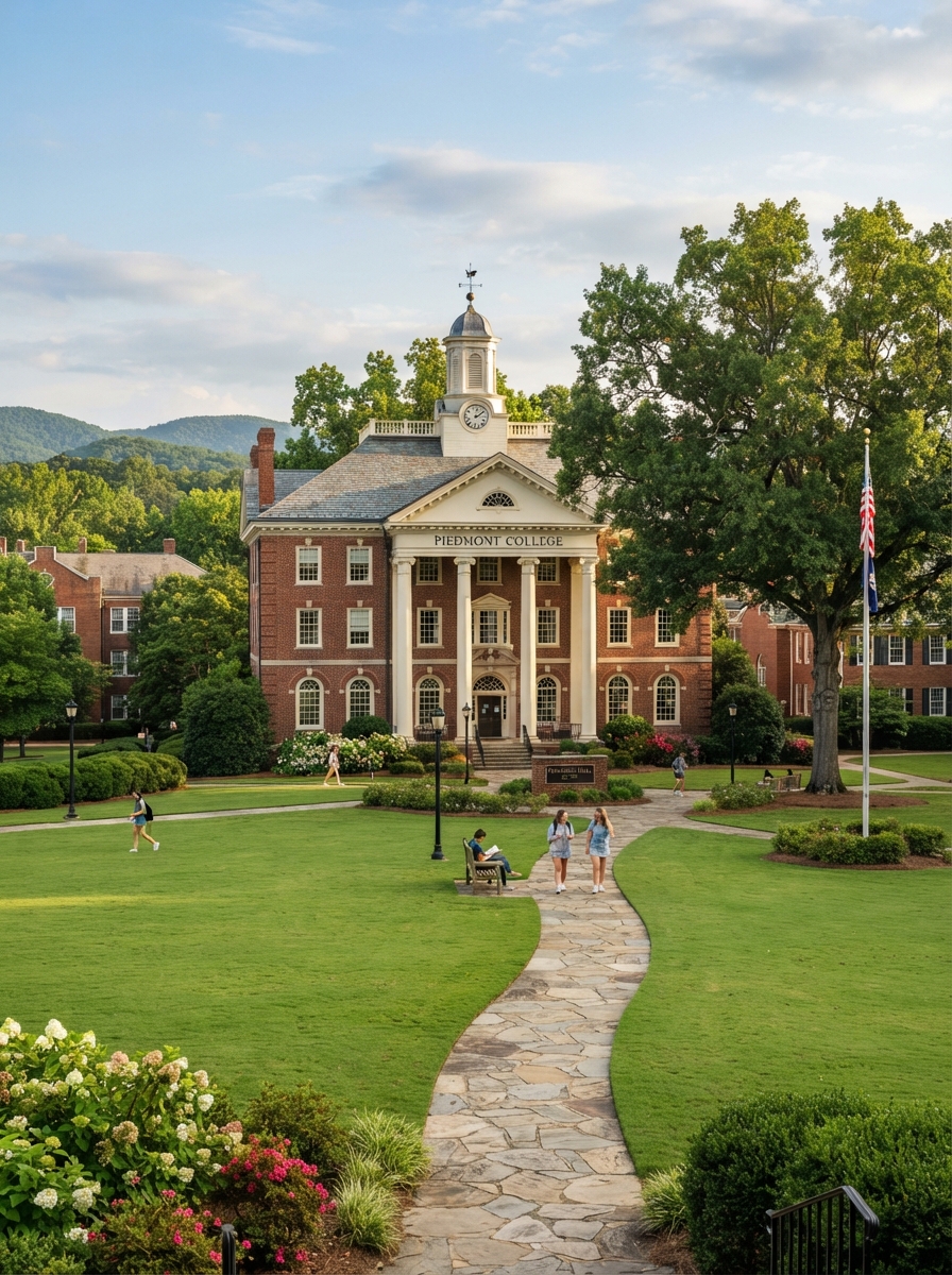 Piedmont University campus area in Demorest