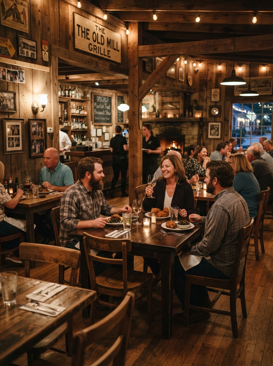 Local dining in the North Georgia foothills