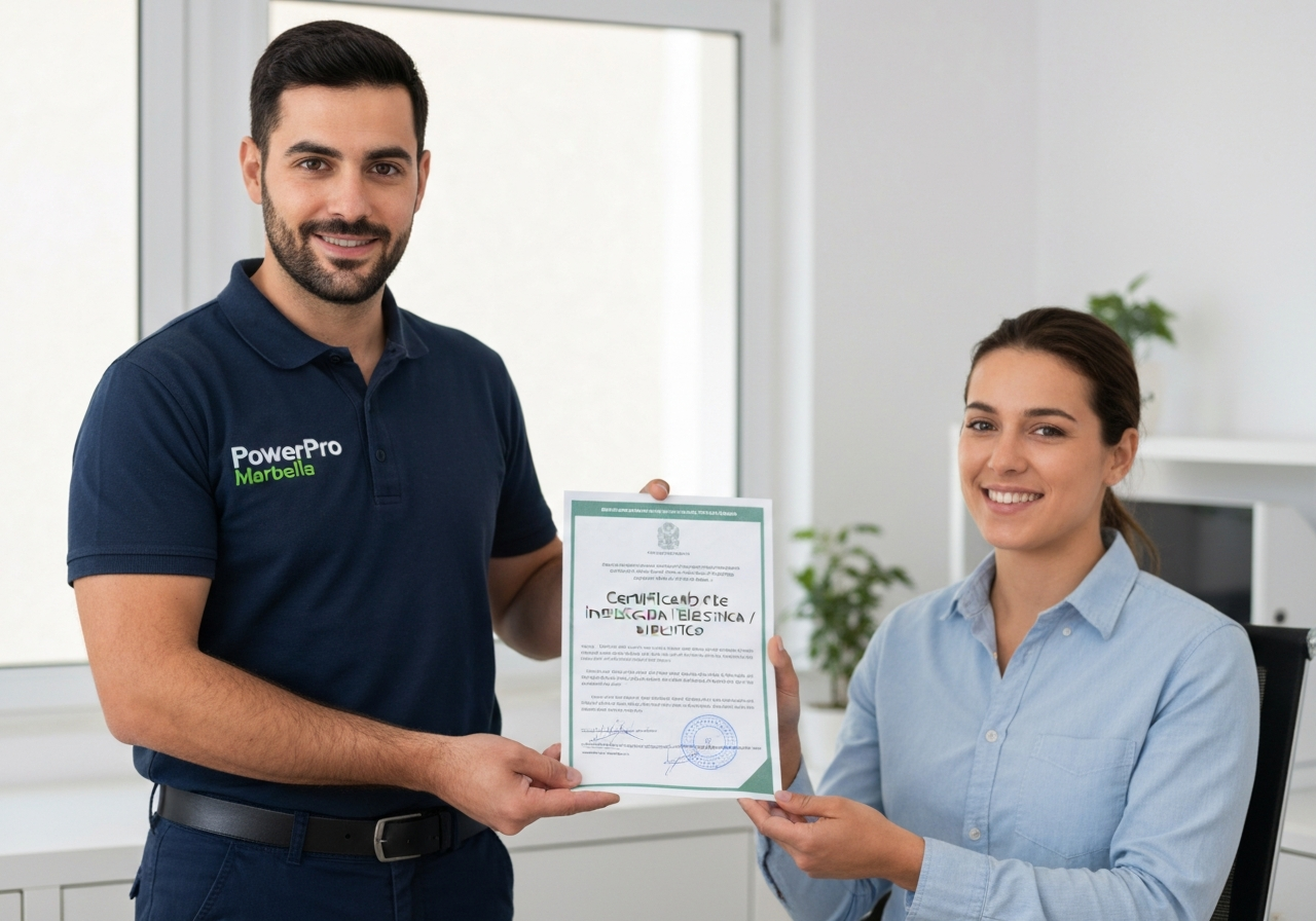 Electrical safety certificate in Marbella: What it is, when required and what it costs