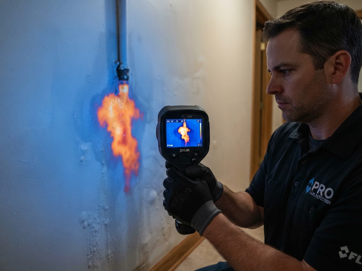 Thermal camera water leak detection in Marbella: how it works and prices