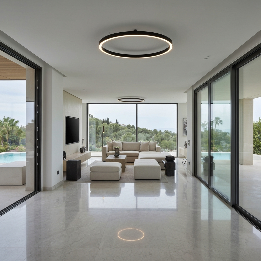 Energy savings with smart home tech and LED lighting in Marbella villas