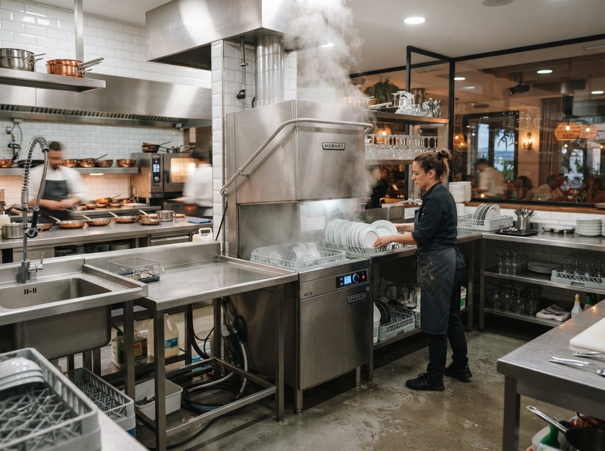 Industrial dishwasher repair in Marbella: prices and most common faults 2026