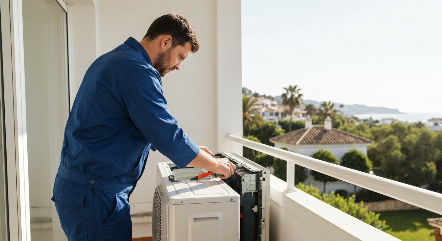 AC repair in Marbella: Common faults and prices