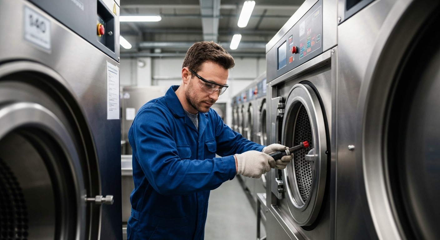 Industrial laundry maintenance in Marbella: Avoid costly downtime