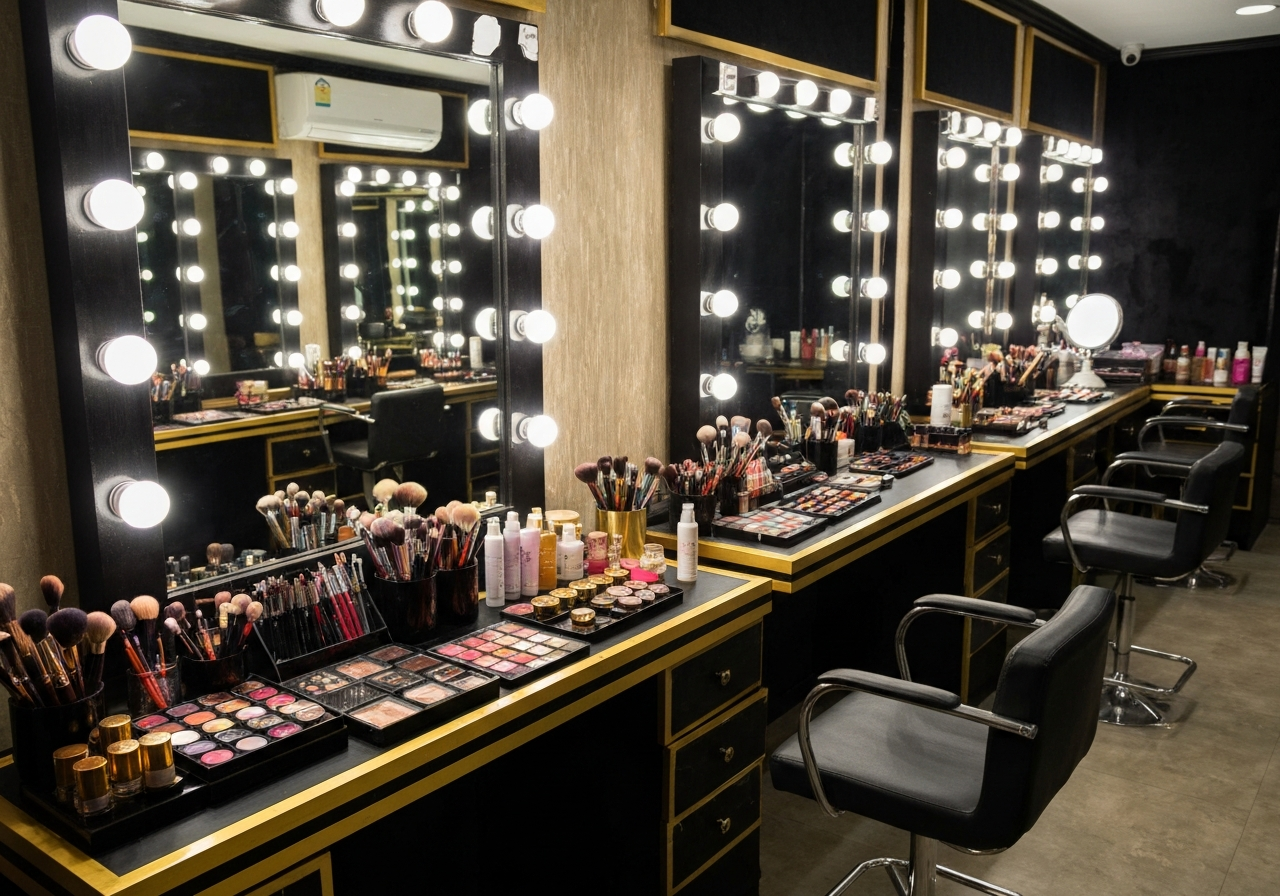 SD Makeup Studio — luxury training studio interior