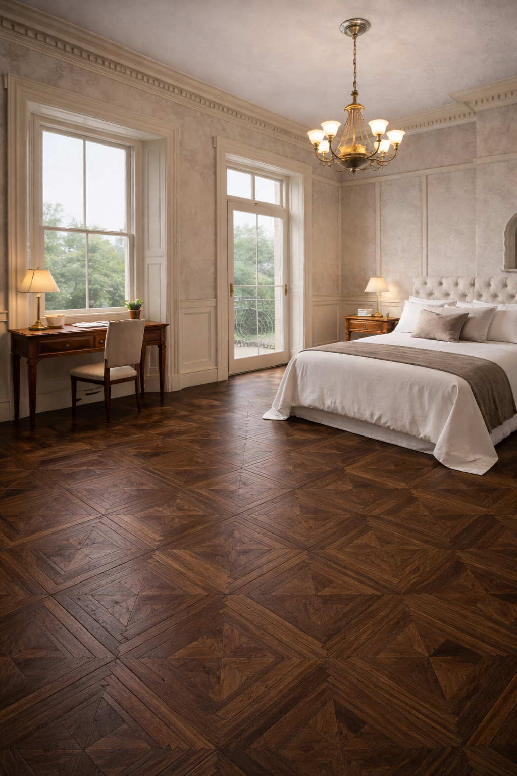 Parkbury Hotel - bedroom interior render