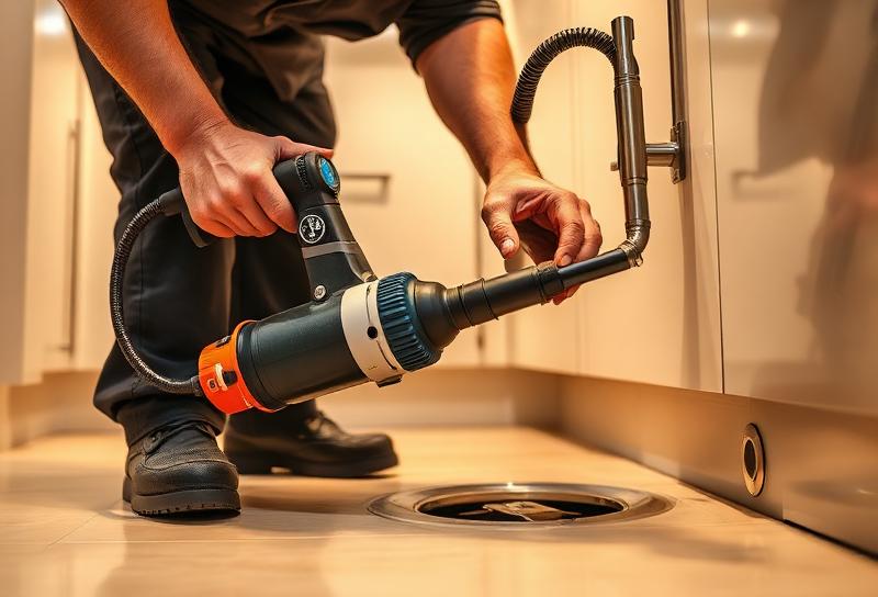 Professional drain cleaning and clearing services for clogged sinks, showers, and main sewer lines in Rhode Island.