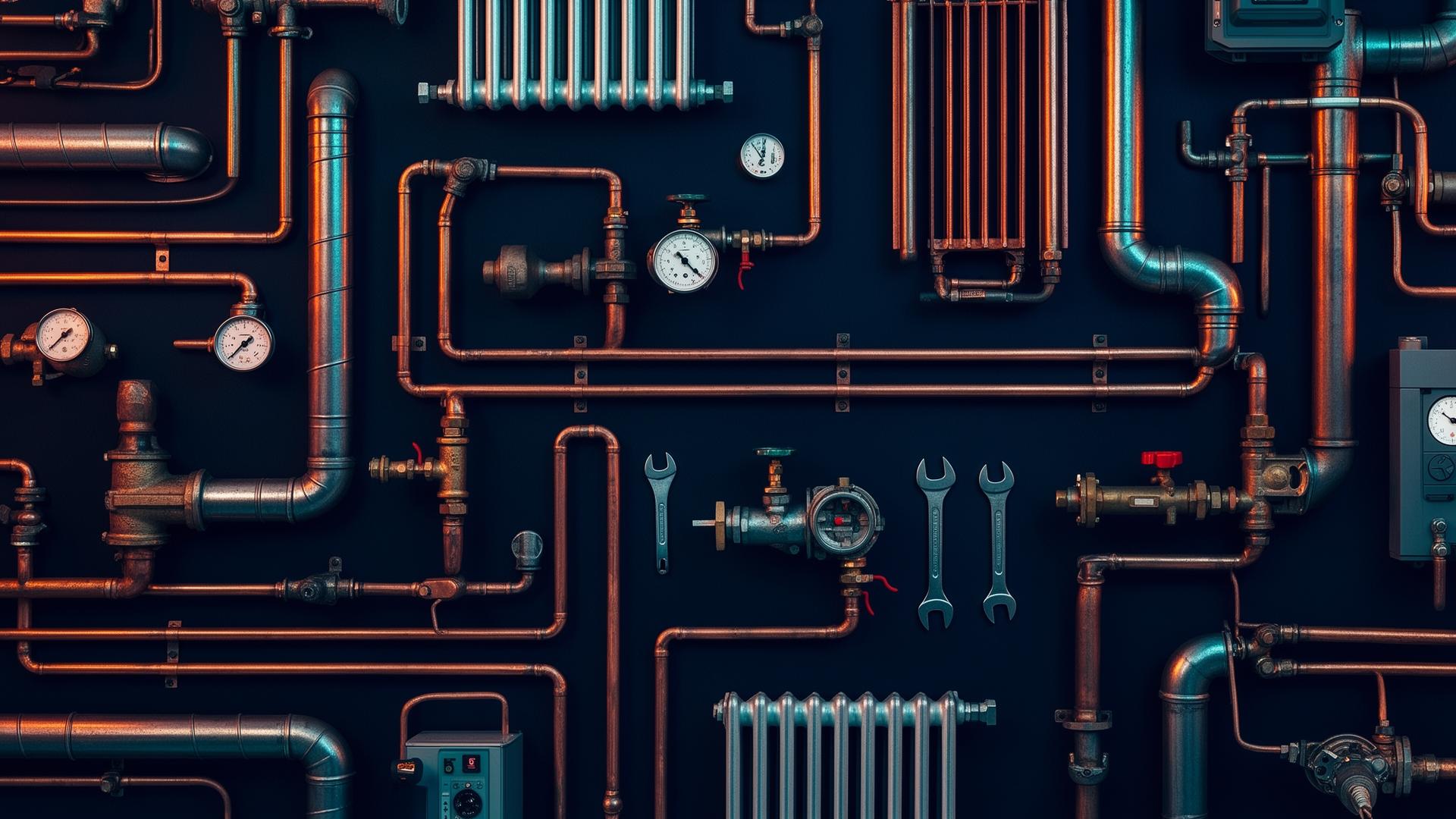 Industrial HVAC background