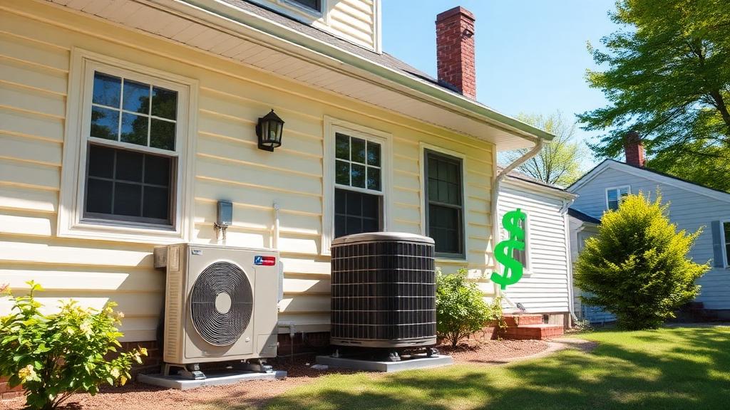 Massachusetts homeowner consulting with a Mass Save energy expert about heating and cooling rebates and 0% financing.