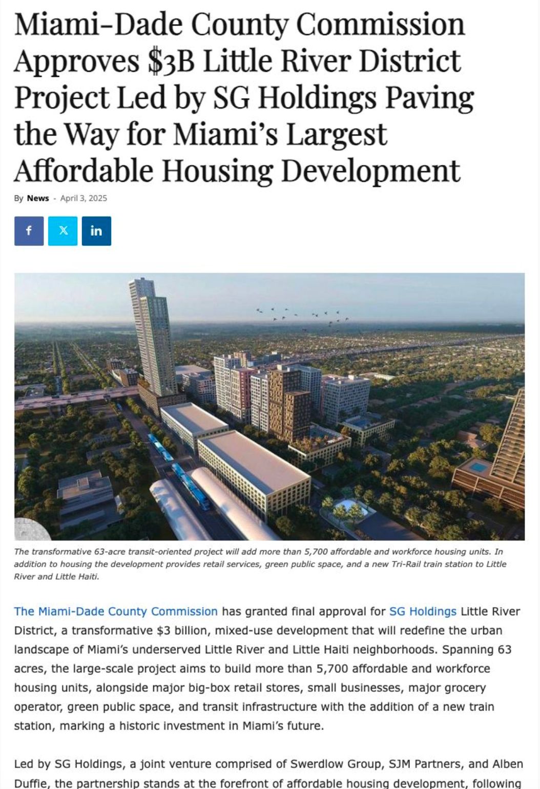 $3B District Project