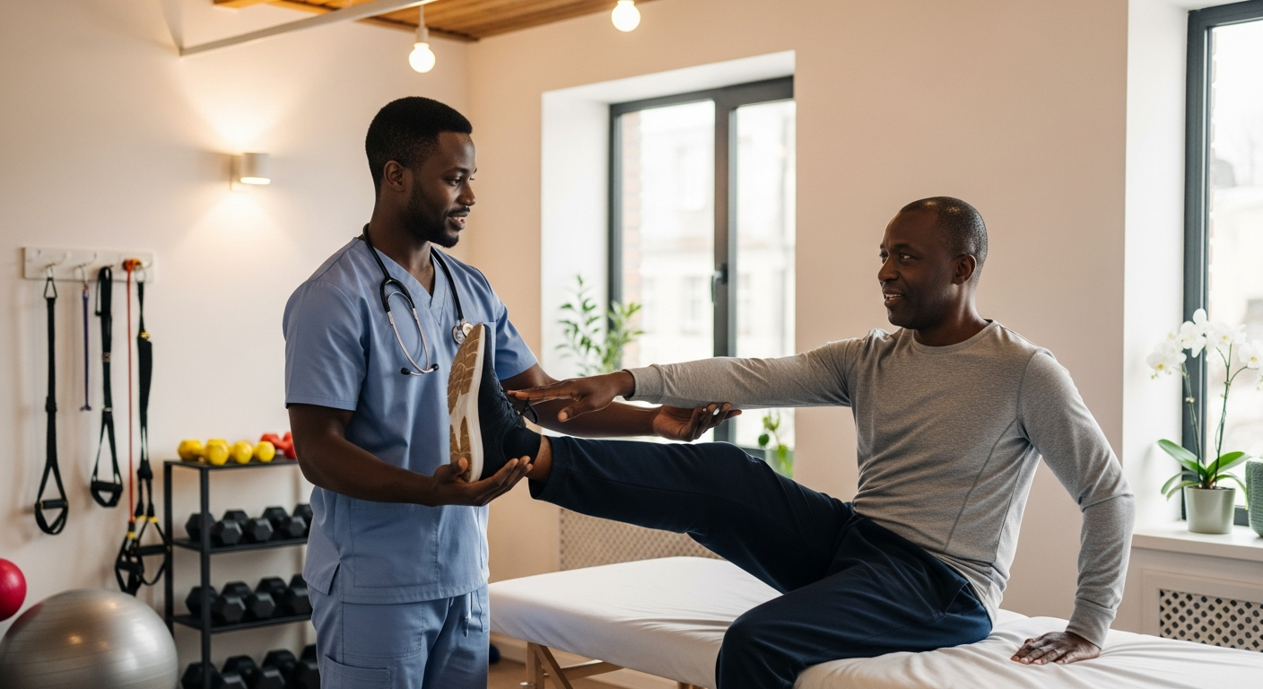Physiotherapist providing expert care and rehabilitation services