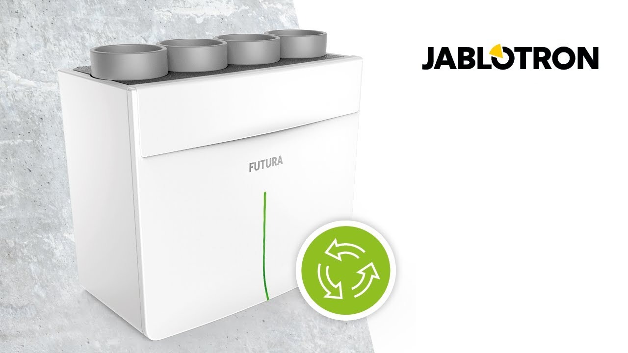 Jablotron Futura — sistemi za ventilaciju