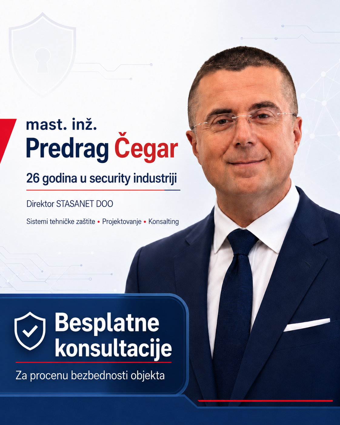 Predrag Čegar - inženjer za alarmne sisteme