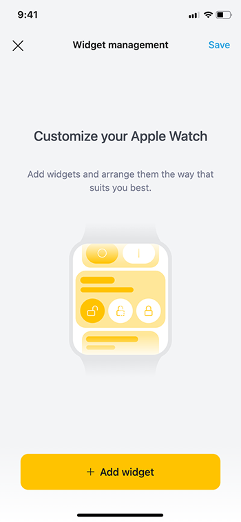 Podešavanje Apple Watch funkcije u MyJABLOTRON 2 aplikaciji