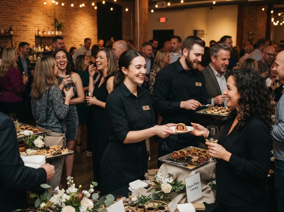 Patricia Catering professional staff providing excellent service