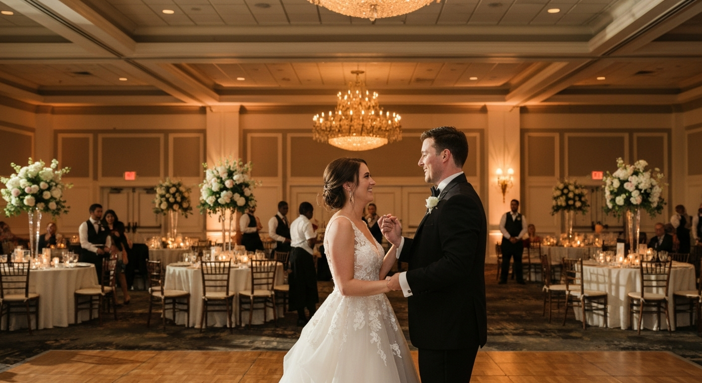 Elegant wedding catering reception in Omaha Nebraska
