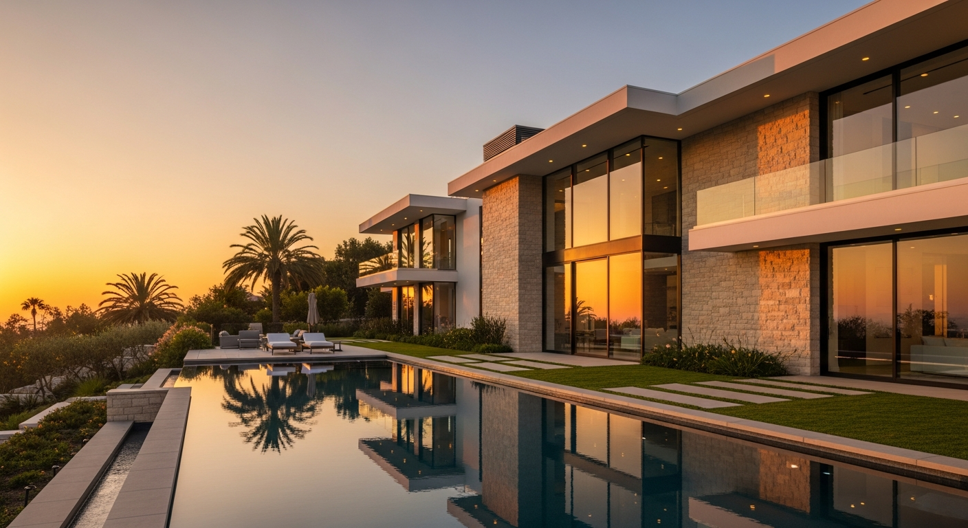 Beautiful Los Angeles home exterior