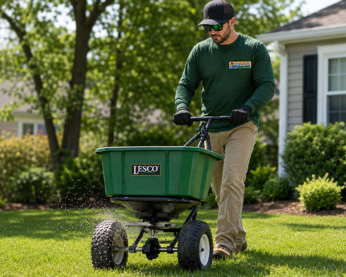 Professional broadcast fertilizer spreader