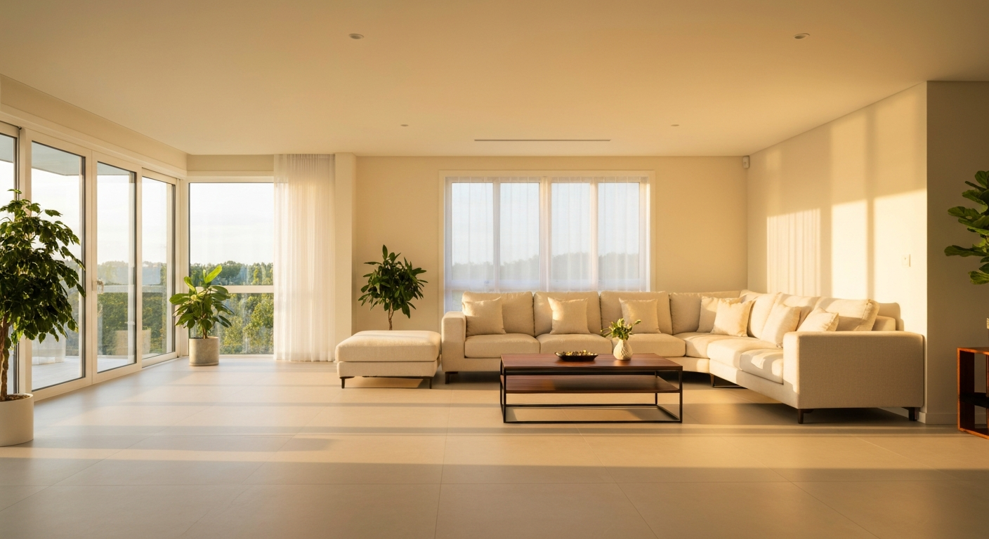 Pristine living room