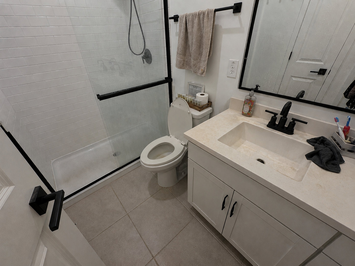 Bathroom Sanitization Before