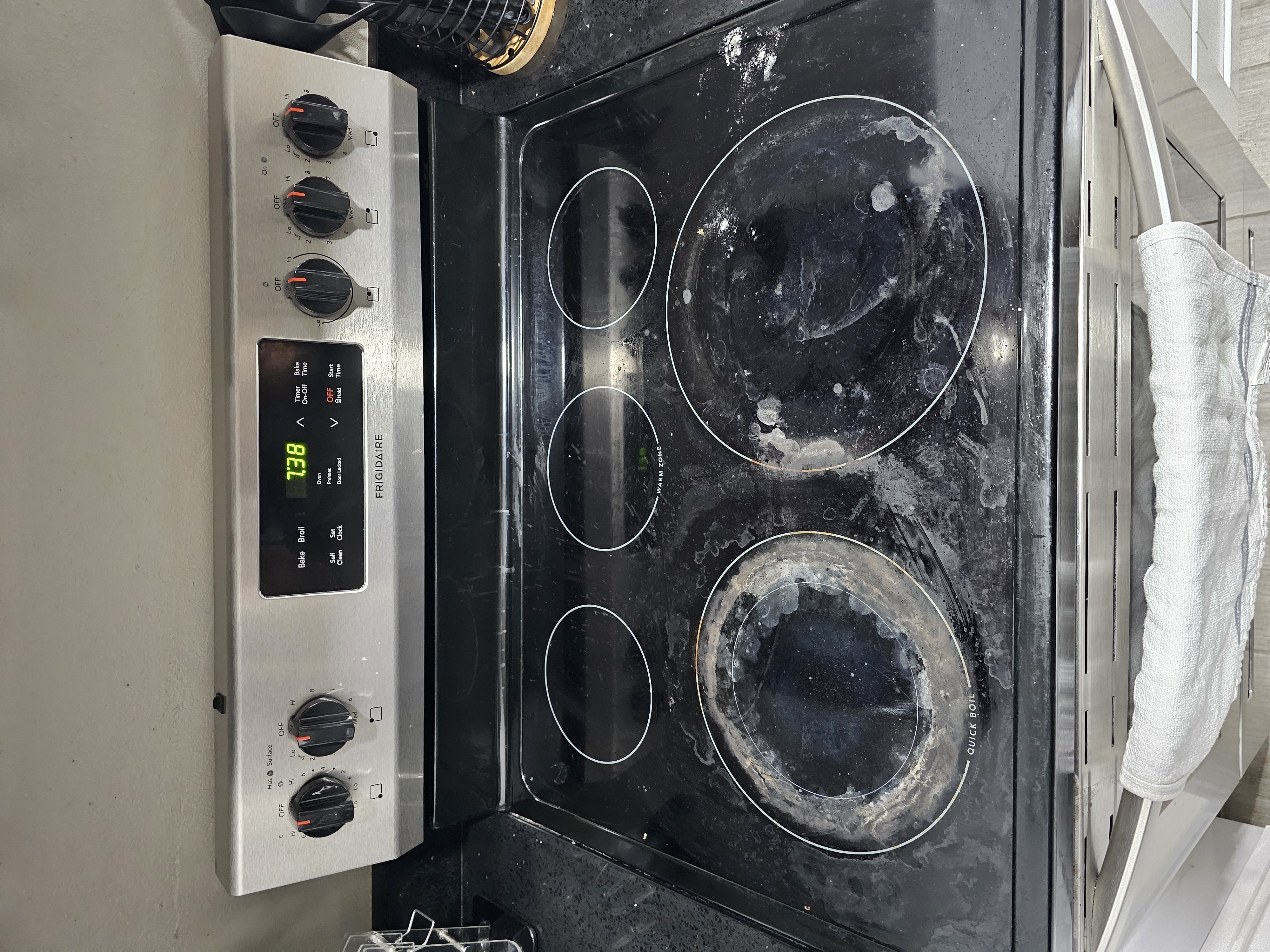 Kitchen Cleaning Before