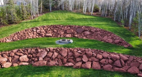 Island Stone Retaining Walls