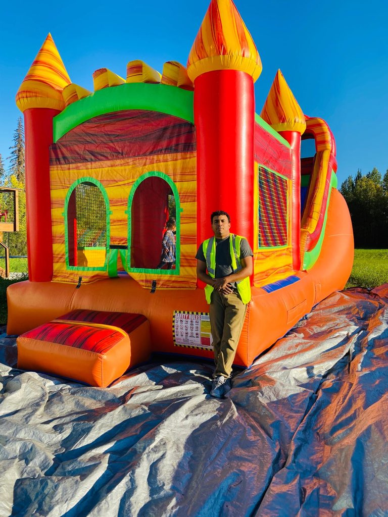 Bounce House Setup at Event