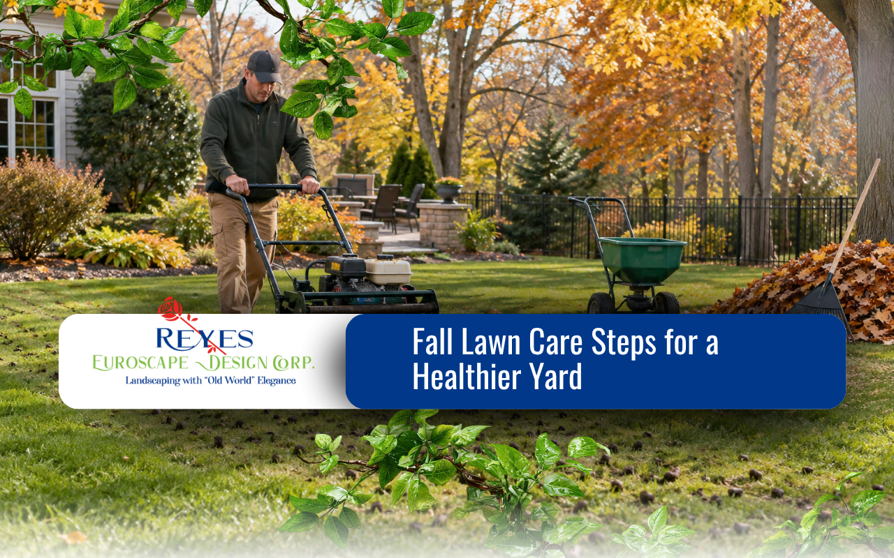 Fall lawn care for preparing a healthy yard before winter