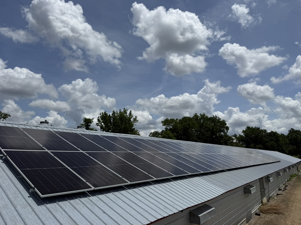 Solar panel close up