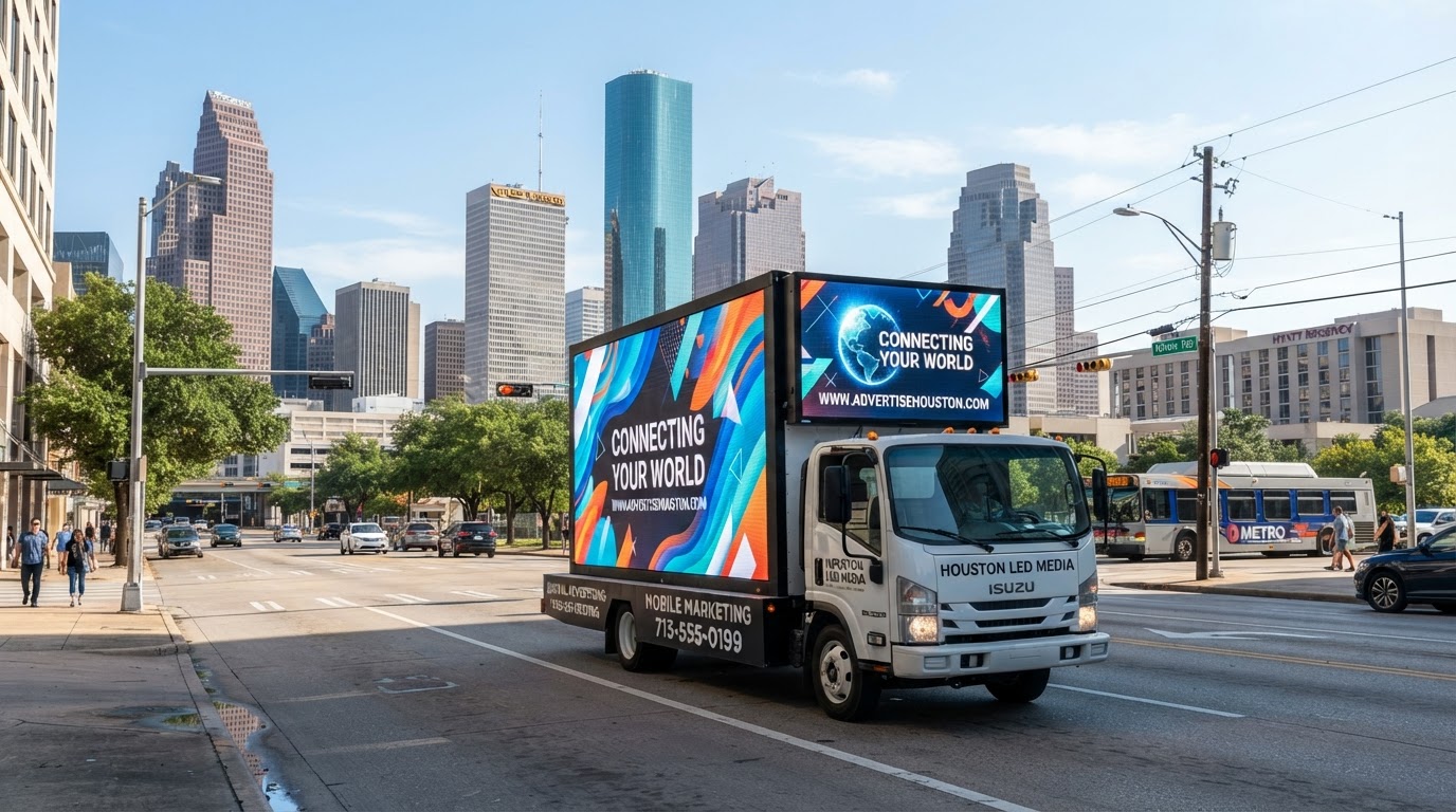 Best Outdoor Advertising in Houston: Which Option Fits Your Campaign?, Motivo Mobile Billboards