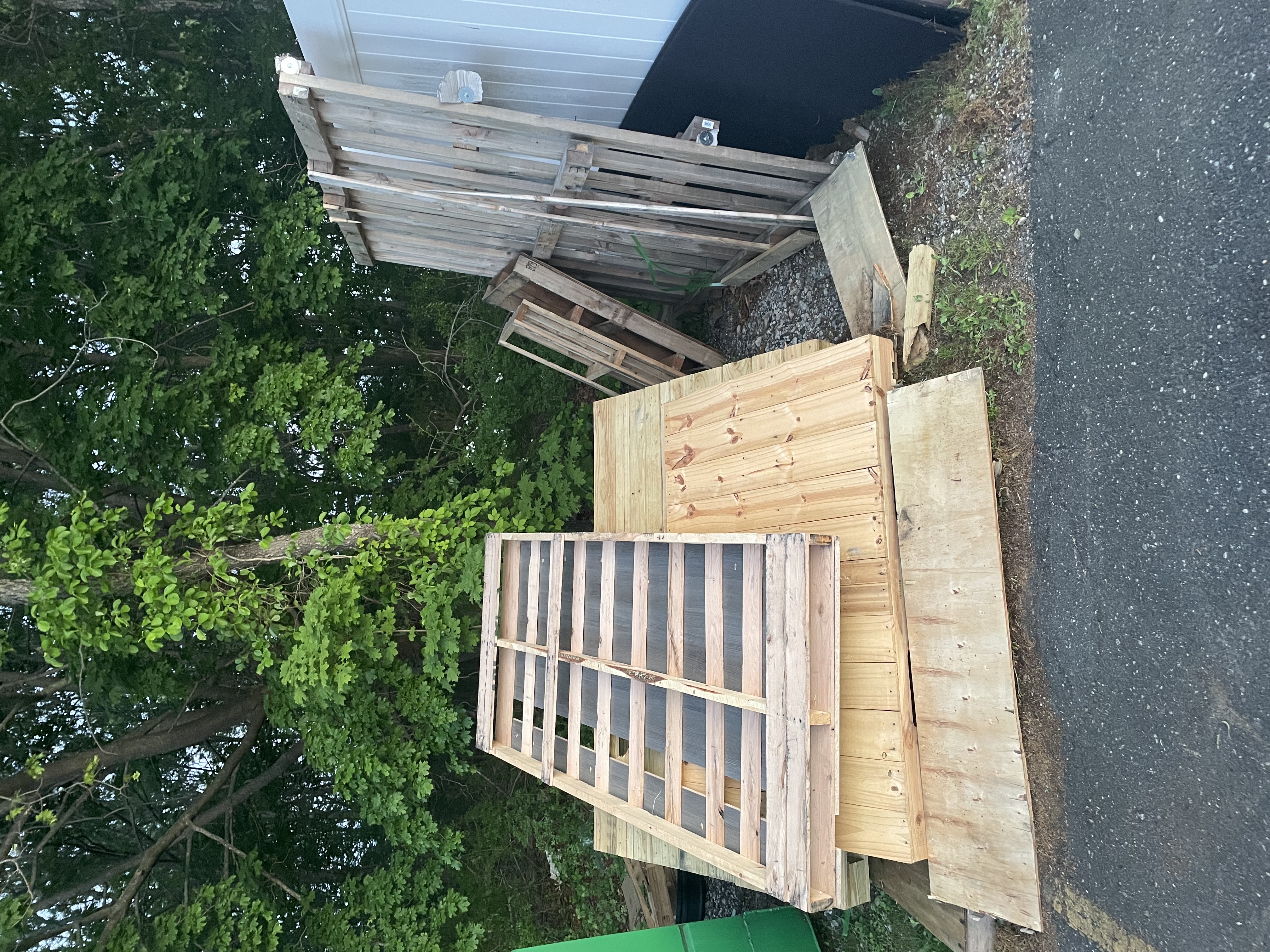 Wood debris and construction materials removed from Patchogue NY property