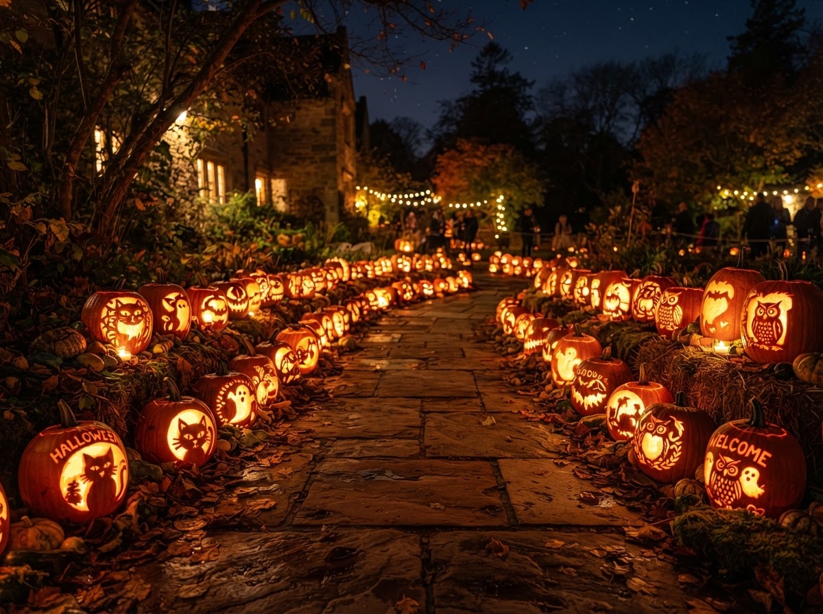 Glowing Pumpkins