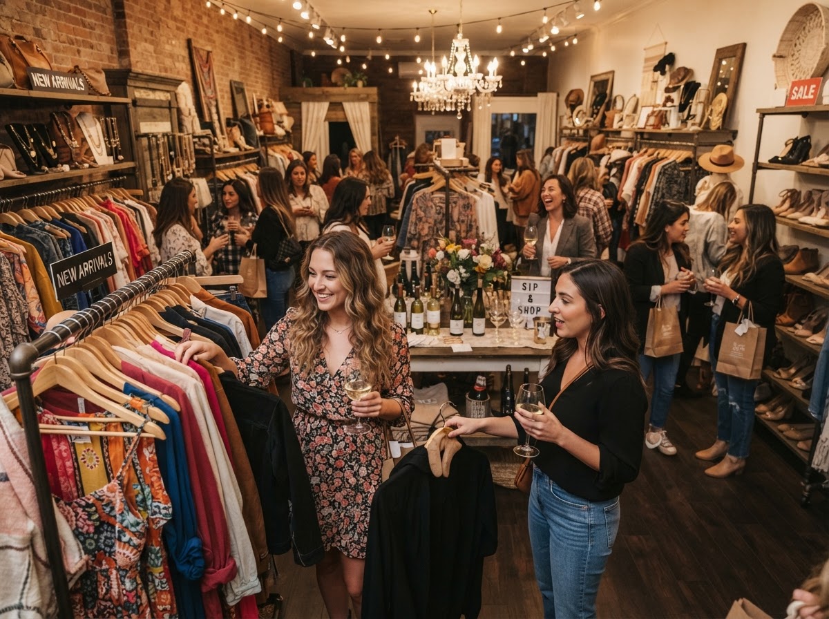 Bold & Beautiful Sip & Shop