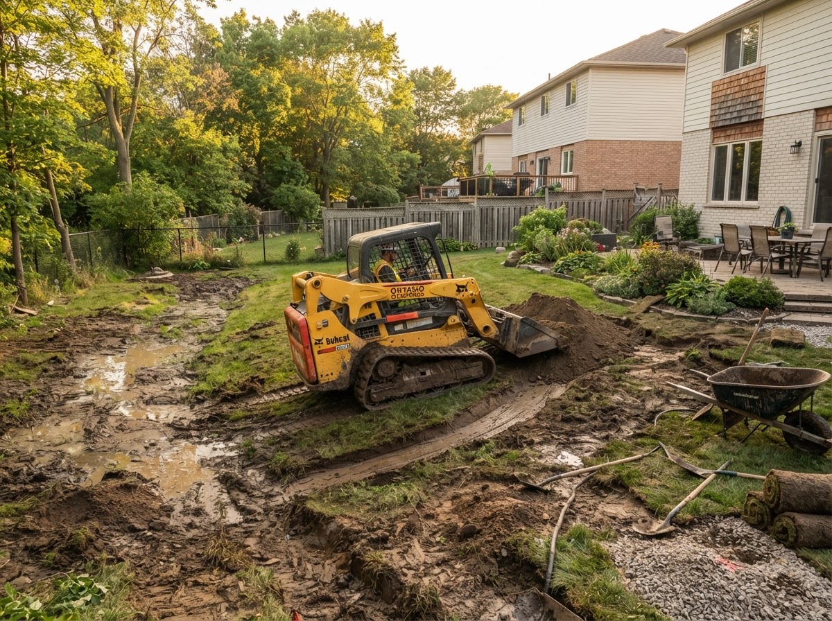 Patio Drainage & Grading Patio Drainage & Grading