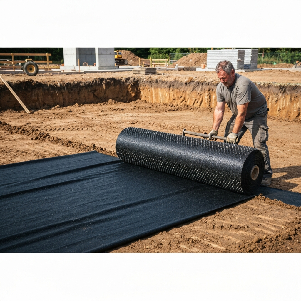 Skipping Geotextile Fabric