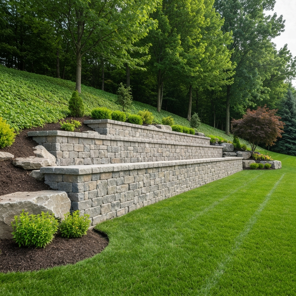 Armor Stone Retaining Wall