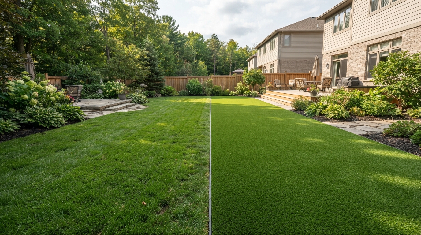 Artificial Turf vs Natural Sod in Simcoe County: Which Saves You More Money Over 10 Years?