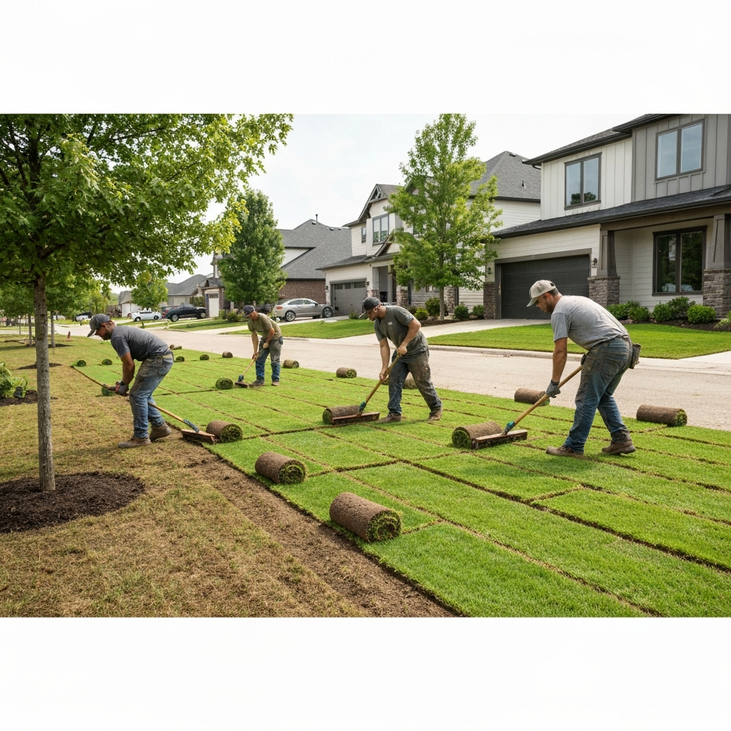 Front Yard Sod Replacement