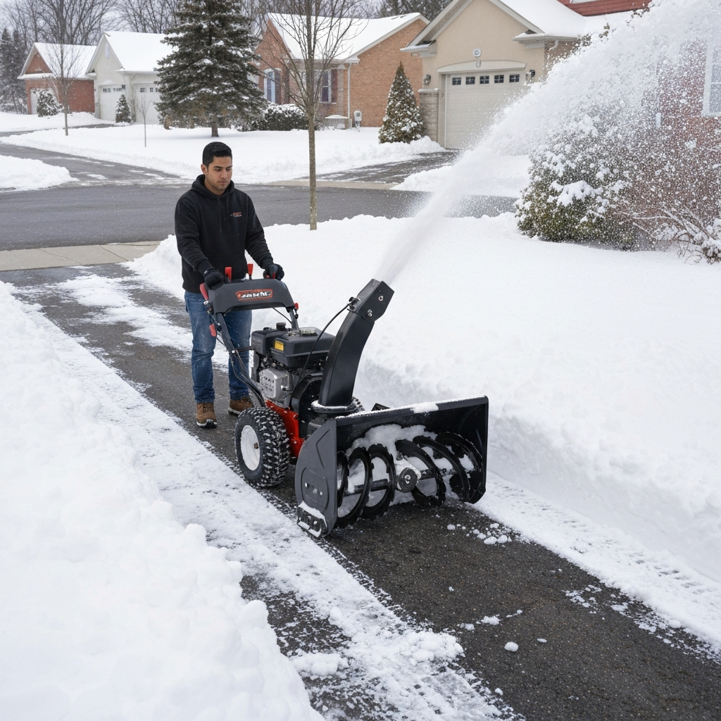 Residential Driveway Snow Clearing