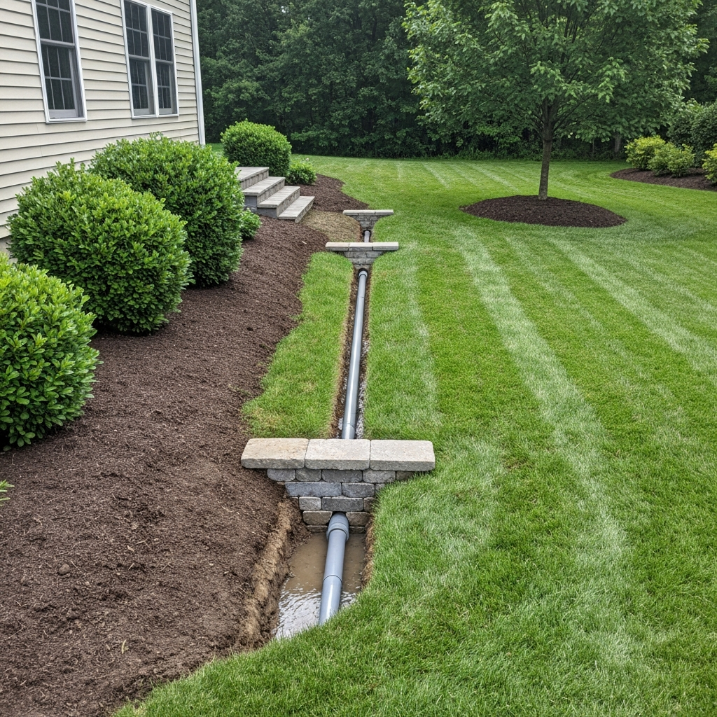 French Drain Installation