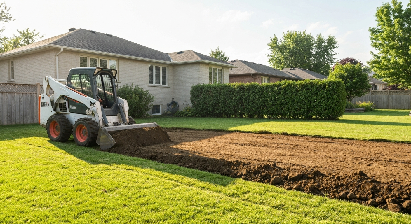 Yard Grading & Drainage