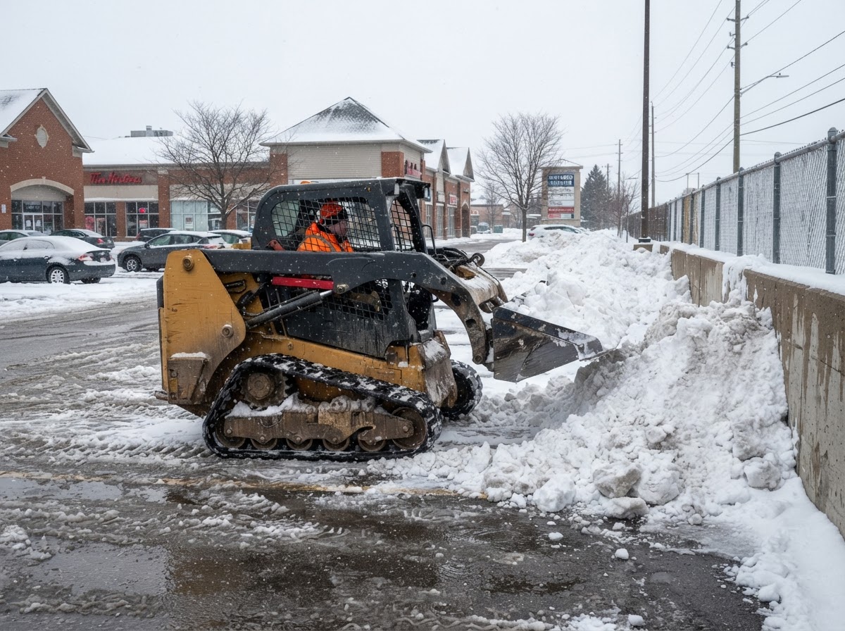Property Maintenance & Repairs Property manager and contractor reviewing commercial building maintenance in Ontario