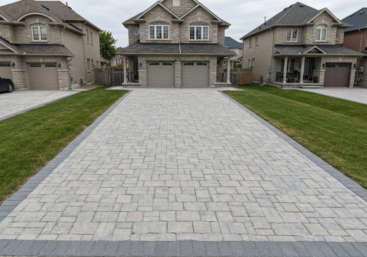 Interlocking Driveway Installation